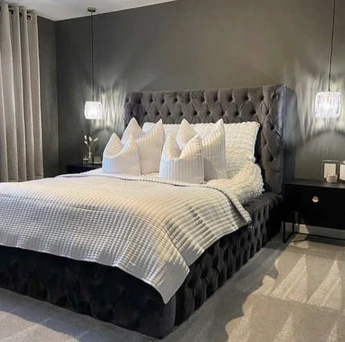 Winged ambassador bed frame - winged,