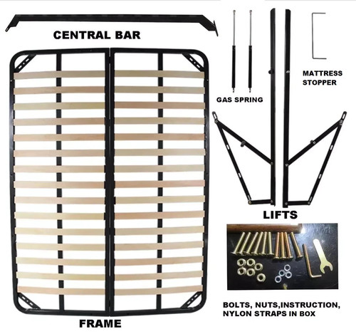 Ottoman gas lift storage kits - gas,