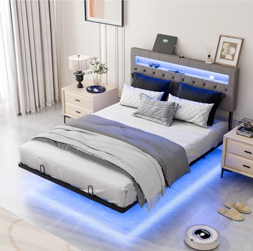 Double bed frame with - frame,