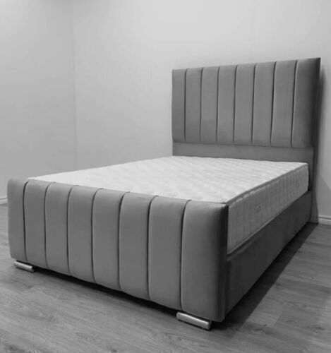 New ottoman panel grey - new, plush